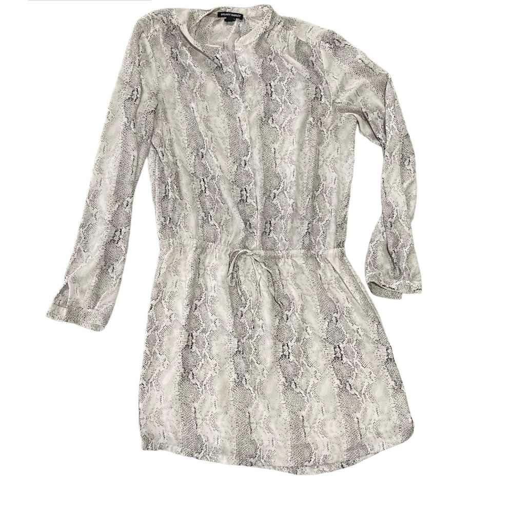 Snake print dress